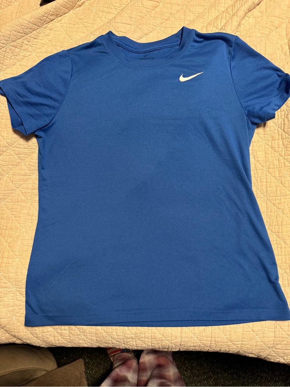 Nike Dri-FIT Women’s Large Blue Short Sleeve Athletic T-Shirt